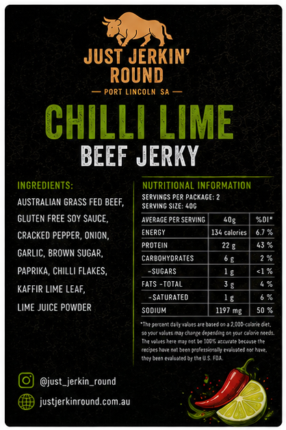 Chilli Lime Beef Jerky