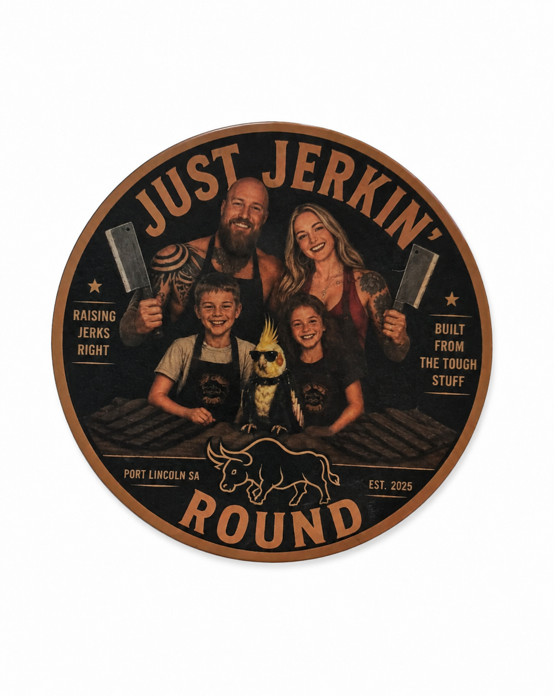 Raising Jerks Right Sticker