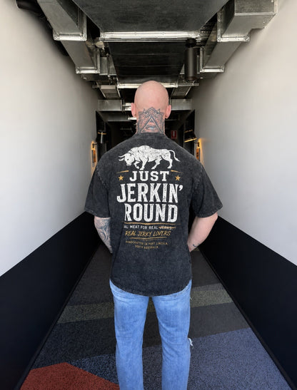 Just Jerkin' Round Original Acid Wash Tee
